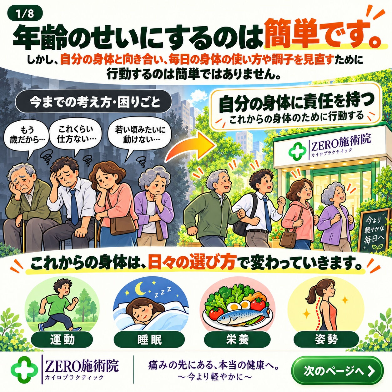 🌿 **年齢のせいにするのは簡単です