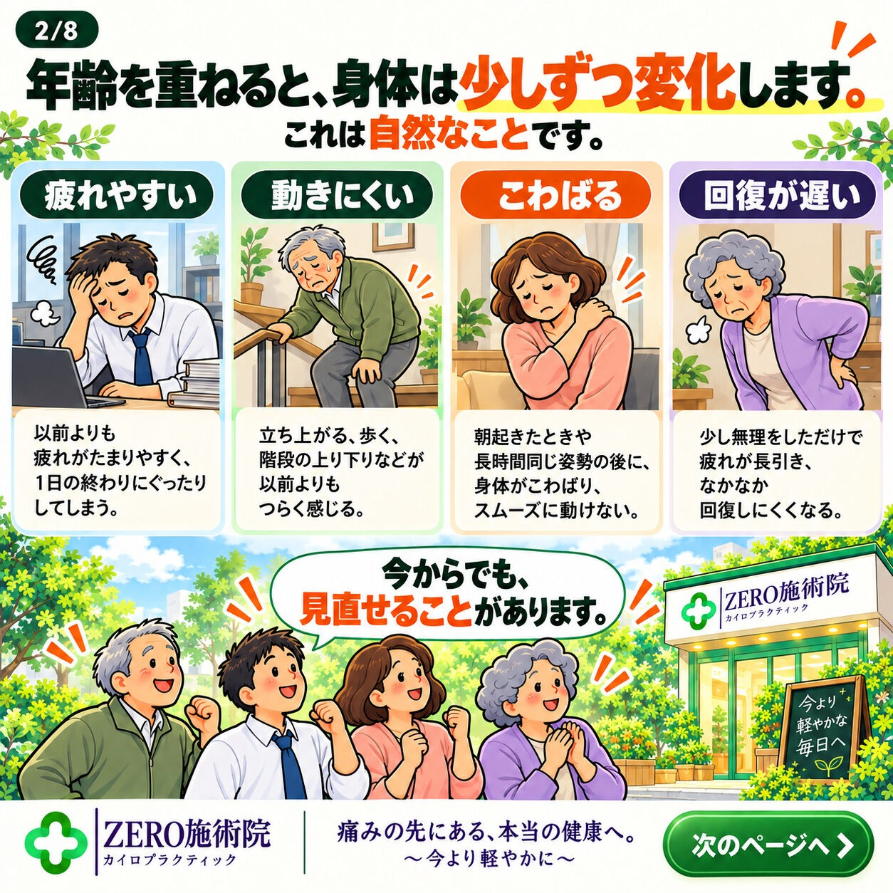🌿 **年齢のせいにするのは簡単です