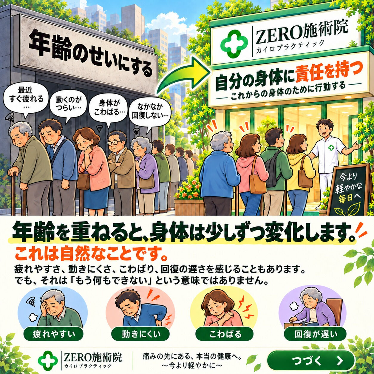🌿 年齢を重ねると、身体は少しずつ変化します